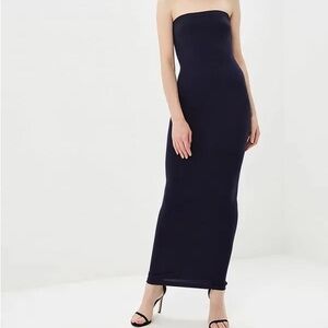 Wolford Strapless Blue Maxi FATAL Dress